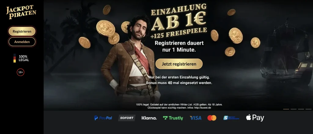 JackpotPiraten Casino Startseite JackpotPiraten Casino Startseite